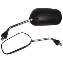 Retrovisor Mini Titan Haste Cromada Motos Yamaha Ybr Factor Lander Tenere Fazer