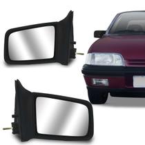 Retrovisor Monza 1994 1995 1996 Preto com Controle e Espelho