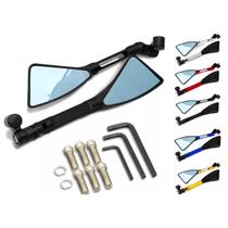 Retrovisor Moto Esportivo Cg Fan Titan Pop Bros Cb 300 Twister Hornet Xj6 Tipo Rizoma Tomok Alumínio - TMAC