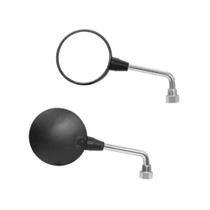 Retrovisor Moto Mini Redondo Haste Cromada Honda Awa