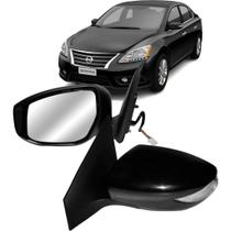 Retrovisor Nissan Sentra 2013 2014 2015 2016 Elétrico Com Pisca Sem Desembaçador 5 Fios