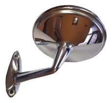 Retrovisor Opala Caravan 69 a 79 - Inox / Metal Cromado - Lado Esquerdo
