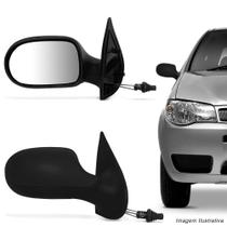 Retrovisor Palio Siena 11 4 Portas Com Redonda Lado Esquerdo