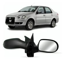Retrovisor Palio Siena Strada 2008 á 2015 Esquerdo 4 Portas