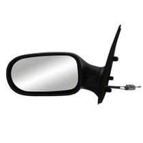 Retrovisor Palio Strada 2004 A 2007 4 Portas Preto Carolcar