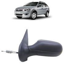 Retrovisor Palio Weekend 2004 2005 2006 2007 4 Portas Controle Acabamento Texturiado