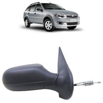 Retrovisor Palio Weekend 2004 2005 2006 2007 4 Portas Controle Acabamento Texturiado