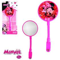 Retrovisor Para Bicicleta Infantil Minnie Rosa 17,5cm Na Cartela -KIT COM 2 - MINI