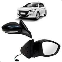 Retrovisor para Peugeot 208 2020 a 2024 Eletrico Com Pisca