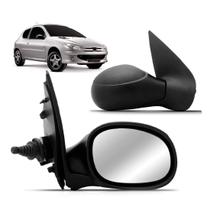 Retrovisor Peugeot 206 1998 1999 2000 A 2009 C/controle Retrovisor Peugeot 206 1998 1999 2000 A 2009 C/controle
