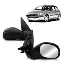 Retrovisor Peugeot 206 99 A 10 Peugeot 207 08 A 14 Com Controle Direito