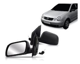 Retrovisor Polo 2002 ate 2008 Com Controle Lado Esquerdo BapImports Retrovisor Polo 2002 ate 2008 Com Controle Lado Esquerdo BapImports