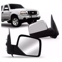 Retrovisor Ranger 2006 A 2009 Cromado Fixo Retrovisor Ranger 2006 A 2009 Cromado Fixo