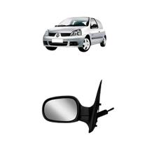 Retrovisor Renault Clio 2004 2005 2006 2007 2008 2009 com Controle Lado Esquerdo