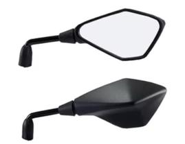 Retrovisor Rvg Kawasaki Z400 Rebaixado 90 Honda Lente Plana