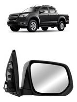 Retrovisor S10 2012 13 14 15 16 17 18 19 20 21 2022 2023 2024 2025 Com Controle Preto Le