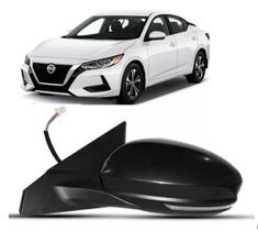 Retrovisor Sentra 2023 2024 2025 Eletrico Com Pisca Esquerdo