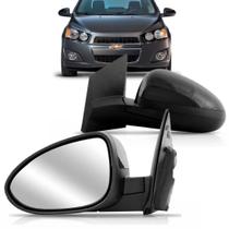 Retrovisor sonic 2012 a 2015 eletrico preto liso Retrovisor sonic 2012 a 2015 eletrico preto liso