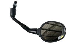 Retrovisor Tiger 800 Haste Media Lente Convexa Prata