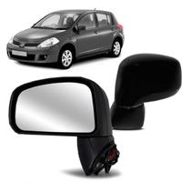 Retrovisor tiida 2008 2009 2010 2011 elétrico preto