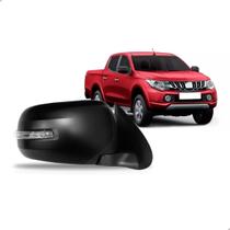 Retrovisor Triton 2017 2018 2019 Eletrico Com Pisca Preto