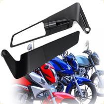 Retrovisor Universal Asa De Vento Giratória Moto Carenadas Cb300 Cbx Twister Titan 125/150/160
