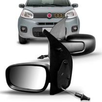 Retrovisor uno 2015 2016 2017 2018 texturizado com controle