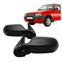 Retrovisor Uno Fire Flex 2 Portas 2005 A 2010 Sem Controle
