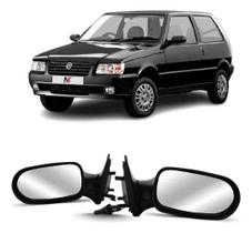 Retrovisor Uno Fire Flex 2006 A 2013 2 Portas Controle Direito