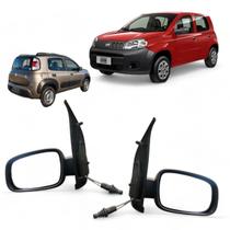 Retrovisor Uno Novo 2010/... Vivace 2011 a 2017 Com Controle