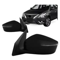 Retrovisor Versa 2016 2017 A 2020 Eletrico E Com Pisca Preto