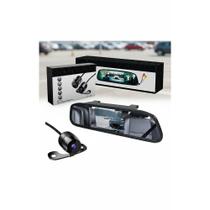 Retrovisor Visor LCD C/ Câmera Borboleta Visão Noturna