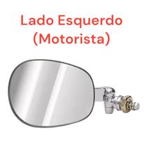 Retrovisor Vw Fusca Mod. Raquete Cromado 1968/...(1 Unidade) Retrovisor Vw Fusca Mod. Raquete Cromado 1968/...(1 Unidade)