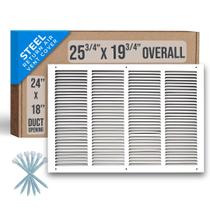 Return Air Grille Handua Steel branca 25,75x19,75cm para 60x45cm
