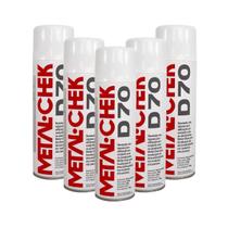 Revelador Spray D70 Nao Aquoso - Metal-Chek Kit 5 Peças Revelador Spray D70 Nao Aquoso - Metal-Chek Kit 5 Peças