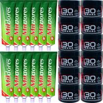 Revenda 12 Gel 30 Ervas Power + 12 Creme Massagem Mil Dores