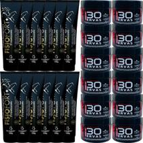 Revenda 12 Gel 30 Ervas Power + 12 Pomada Fisiofort Premium
