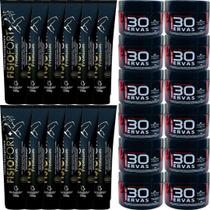 Revenda 12 Gel 30 Ervas Power + 12 Pomada Fisiofort Premium