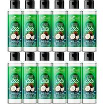 Revenda 12 Tratamento Capilar Reparador De Pontas Óleo Coco