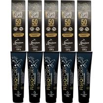 Revenda 5 Pomada 50 Ervas 150g + 5 Pomada Fisiofort Premium