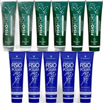 Revenda 6 Pomada Fisiofort 150G + 5 Pomada Fisio Power 150G
