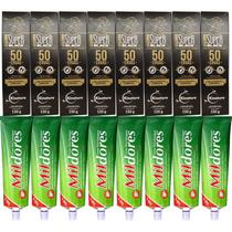 Revenda 8 Pomada 50 Ervas + 8 Creme Para Massagem Mil Dores
