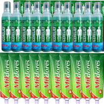 Revenda Atacado 10 Spray Para Massagem Icerelief + 10 Pomada Massageadora Mil Dores 100g