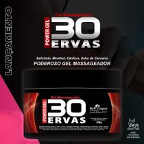 Revenda Atacado 5 Gel Massageador Power 30 Ervas Super 300g