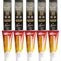 Revenda Atacado 5 Pomada Massageadora 50 Ervas 150g + 5 Pomada Milagrosa 150g Revenda Atacado 5 Pomada Massageadora 50 Ervas 150g + 5 Pomada Milagrosa 150g