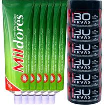 Revenda Atacado 6 Gel 30 Ervas Power 300g + 6 Creme Para Massagem Mil Dores 100g