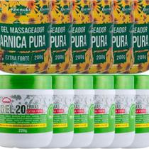 Revenda Atacado 6 Gel Massageador Arnica Pura 200g + 6 Gel 20 Ervas Extra Forte 220g Revenda Atacado 6 Gel Massageador Arnica Pura 200g + 6 Gel 20 Ervas Extra Forte 220g
