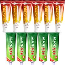 Revenda Atacado 6 Pomada Massageadora Milagrosa 150g + 5 Creme Para Massagem Mil Dores 100g