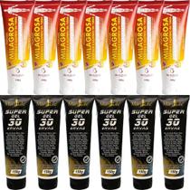 Revenda Atacado 7 Pomada Massageadora Milagrosa 150g + 6 Super Gel 30 Ervas 150g
