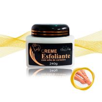 Revenda Atacado 8 Creme Esfoliante Com Sebo de Carneiro 240g Para Pés Mãos Corpo - San Jully